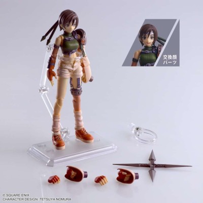 SQUARE ENIX FINAL FANTASY 7 YUFFIE KISARAGI BRING ARTS ACTION FIGURE