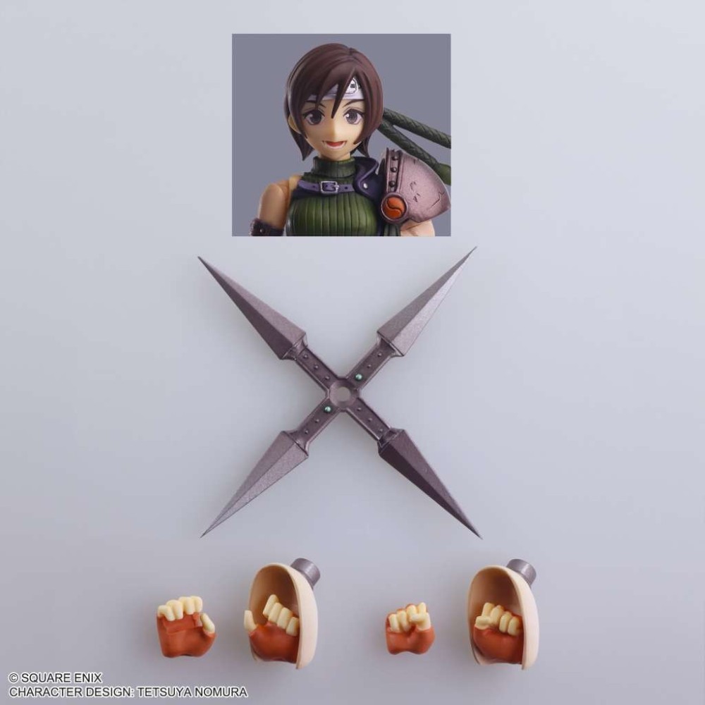 SQUARE ENIX FINAL FANTASY 7 YUFFIE KISARAGI BRING ARTS ACTION FIGURE