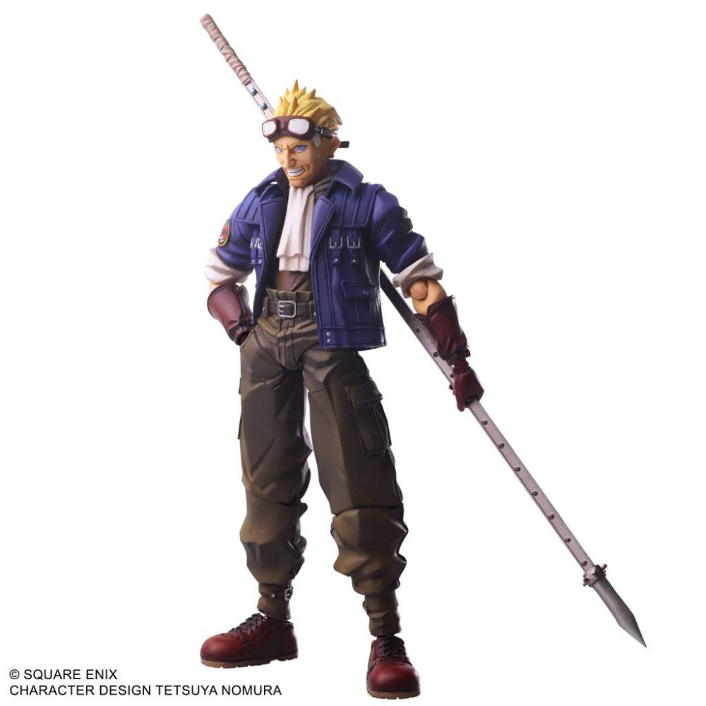 SQUARE ENIX FINAL FANTASY 7 CID HIGHWIND BRING ARTS ACTION FIGURE