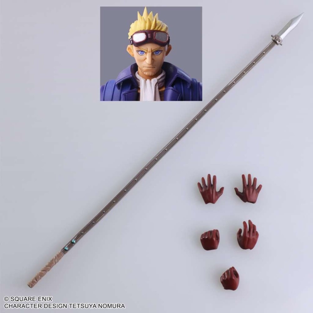 SQUARE ENIX FINAL FANTASY 7 CID HIGHWIND BRING ARTS ACTION FIGURE