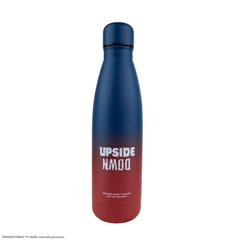 CINEREPLICAS STRANGER THINGS UPSIDE DOWN METAL WATER BOTTLE