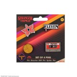 STRANGER THINGS SEASON 1 SET OF 4 PINS SPILLE IN METALLO CINEREPLICAS