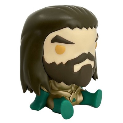 AQUAMAN CHIBI BANK SALVADANAIO FIGURE PLASTOY