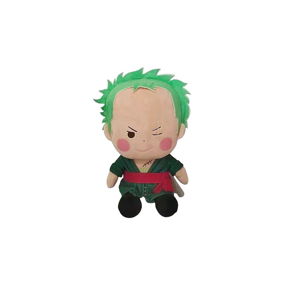 ONE PIECE - RORONOA ZORO CHIBI SERIES 25CM PELUCHE FIGURE SAKAMI MERCHANDISE