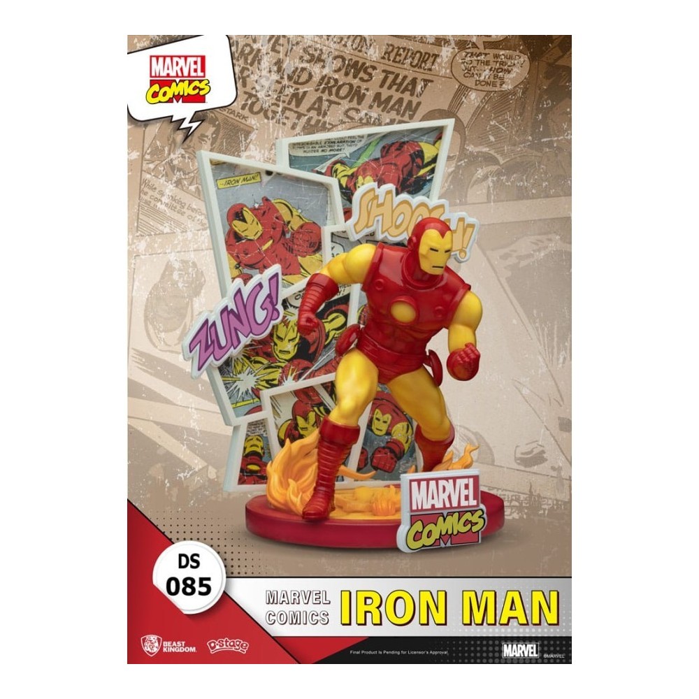 D-STAGE MARVEL COMICS IRON MAN STATUA FIGURE DIORAMA BEAST KINGDOM