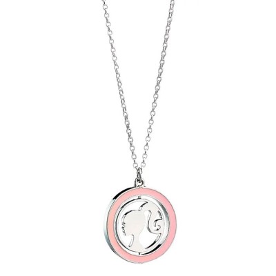 BARBIE SILHOUETTE NECKLACE COLLANA CON CIONDOLO GIREVOLE CARAT