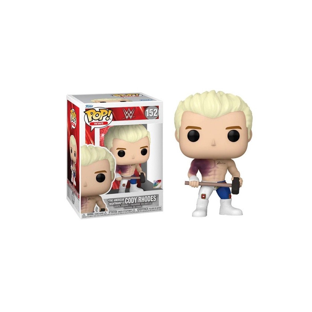 FUNKO POP! WWE CODY RHODES BOBBLE HEAD FIGURE FUNKO