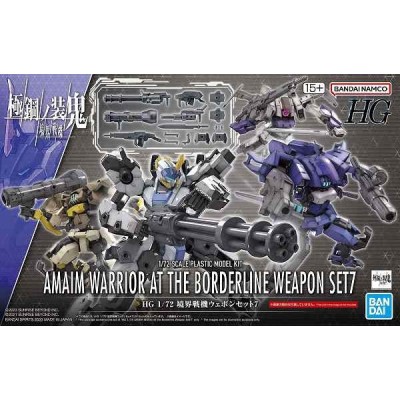 HG AMAIM WARRIOR AT THE BORDERLINE WEAPON SET 7 PER MODEL KIT ACTION FIGURE BANDAI