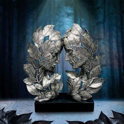 NATURAL EMOTION LOVE SILVER STATUA FIGURE NEMESIS NOW