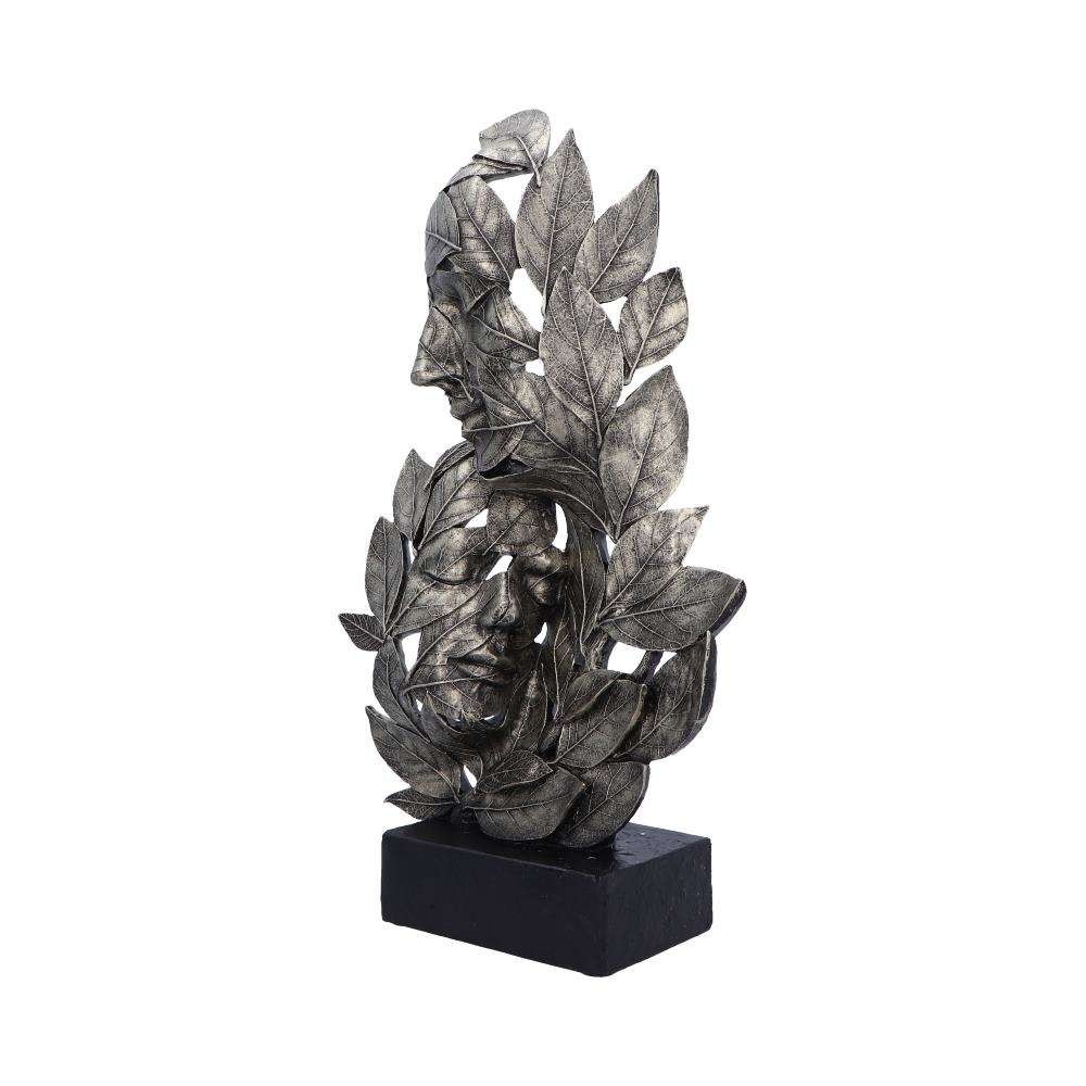 NATURAL EMOTION EMBRACE SILVER STATUA FIGURE NEMESIS NOW