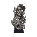 NATURAL EMOTION EMBRACE SILVER STATUA FIGURE NEMESIS NOW