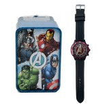 MARVEL AVENGERS LOGO OROLOGIO DA POLSO RETROILLUMINATO ACCUTIME WATCH