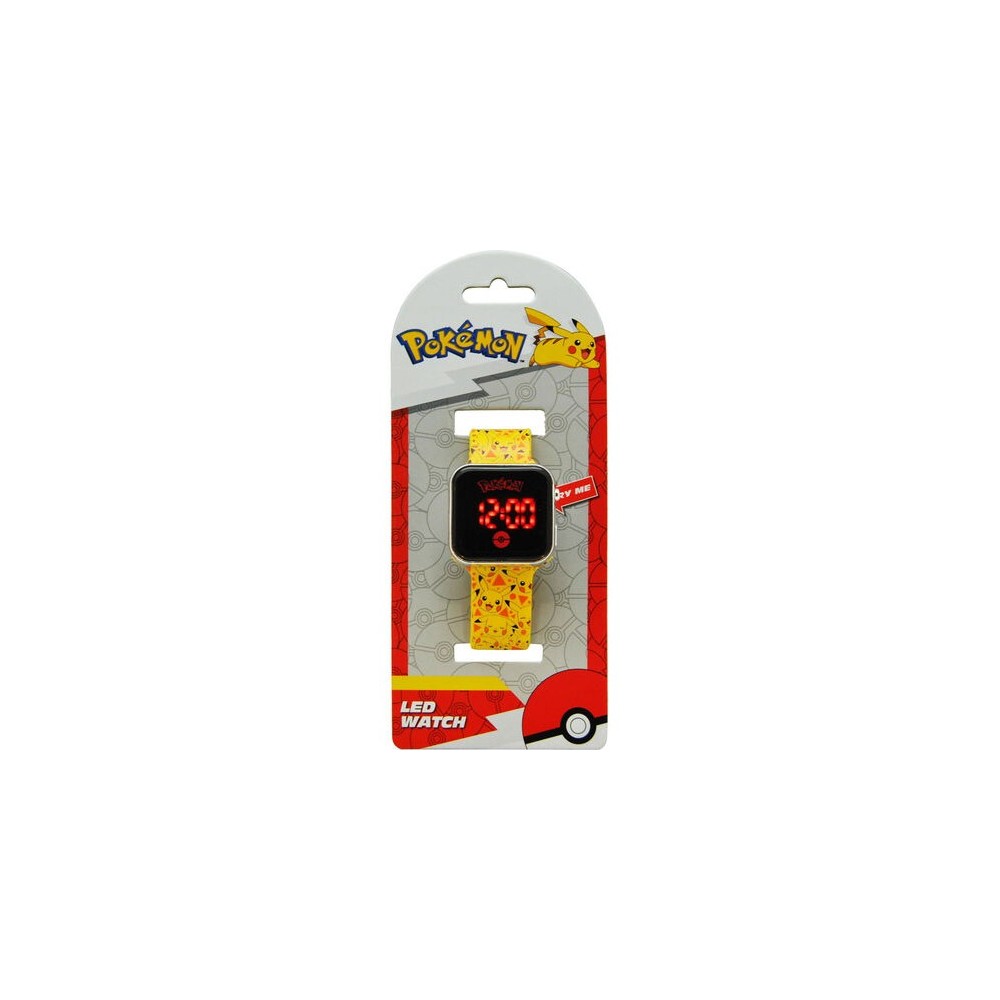 POKEMON PIKACHU OROLOGIO DIGITALE DA POLSO ACCUTIME WATCH