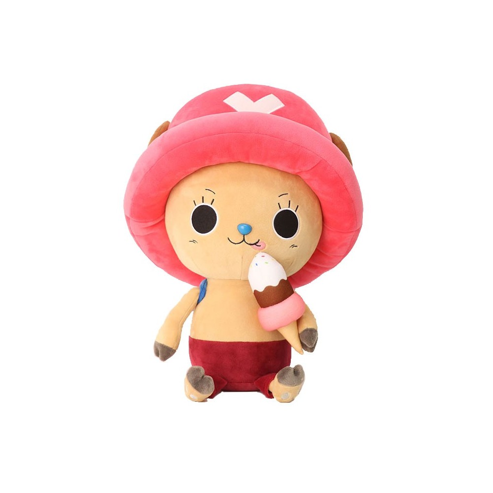 ONE PIECE - TONY TONY CHOPPER ICE CREAM 45CM PELUCHE FIGURE SAKAMI MERCHANDISE
