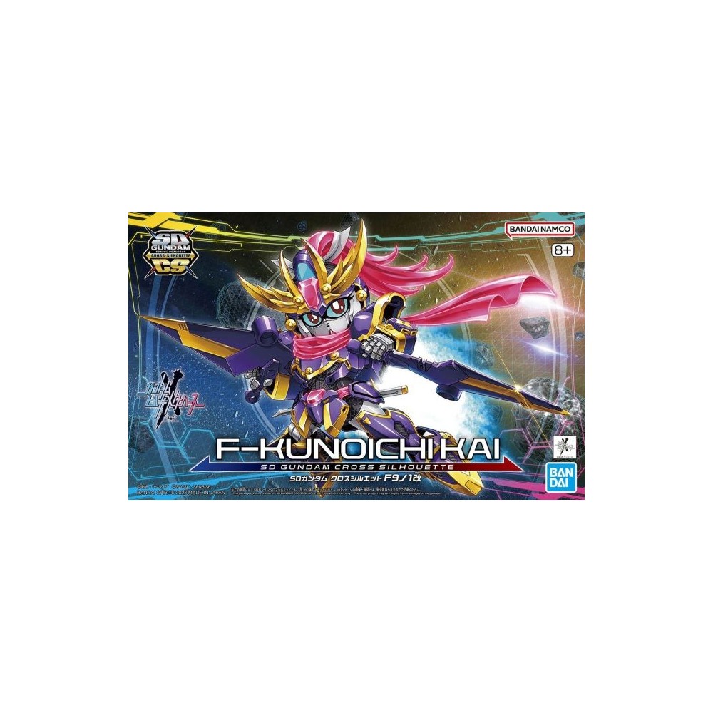 SD GUNDAM CROSS SILHOUETTE F-KUNOICHI KAI MODEL KIT ACTION FIGURE BANDAI