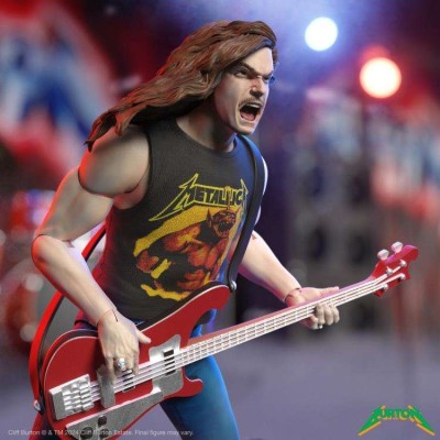 METALLICA ULTIMATES SUPERHERO POSTER CLIFF BURTON ACTION FIGURE SUPER7