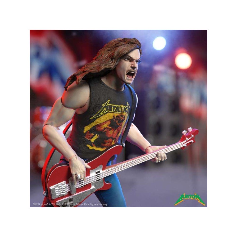 METALLICA ULTIMATES SUPERHERO POSTER CLIFF BURTON ACTION FIGURE SUPER7