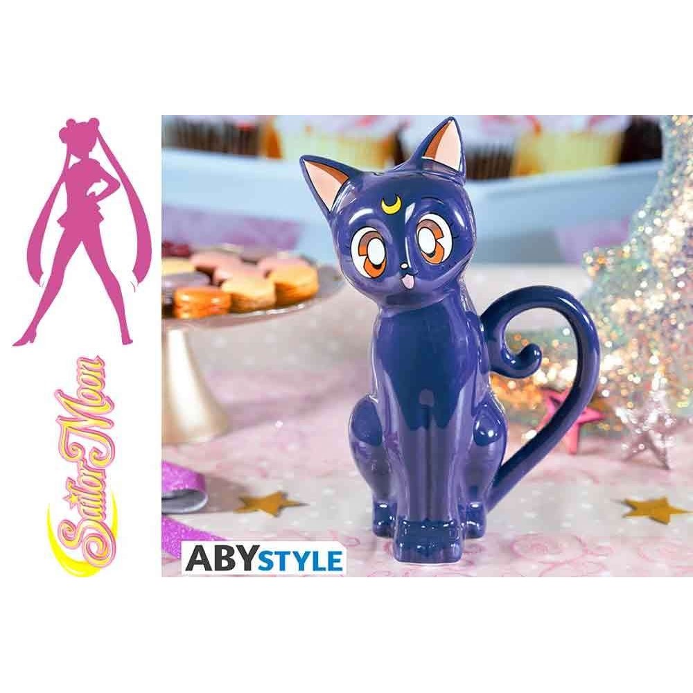 ABYSTYLE SAILOR MOON LUNA 3D SCULPTED TEAPOT