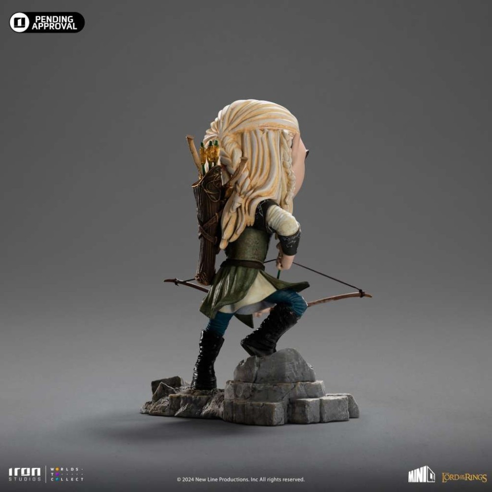 IL SIGNORE DEGLI ANELLI LEGOLAS MINICO FIGURE STATUA IRON STUDIOS