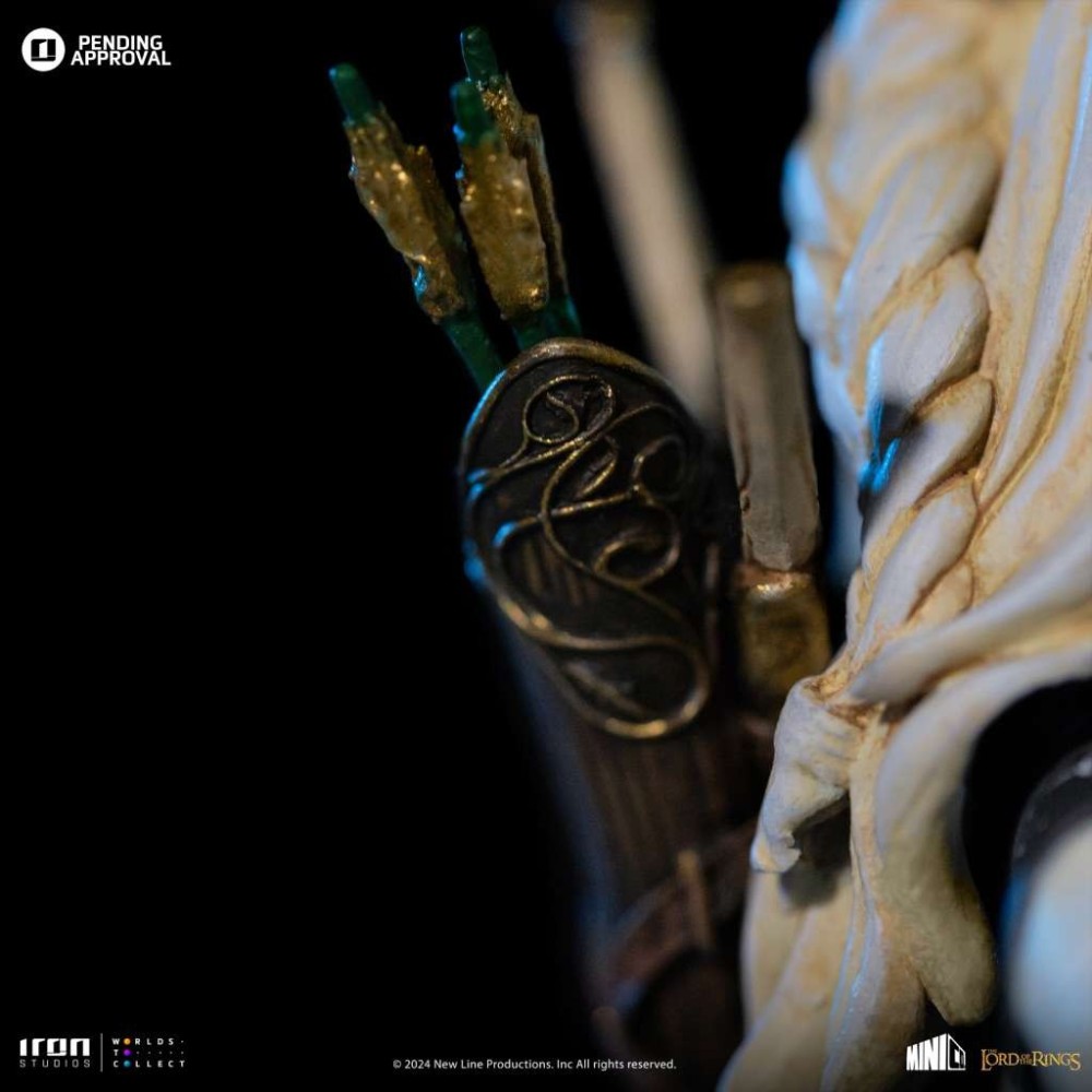 IL SIGNORE DEGLI ANELLI LEGOLAS MINICO FIGURE STATUA IRON STUDIOS