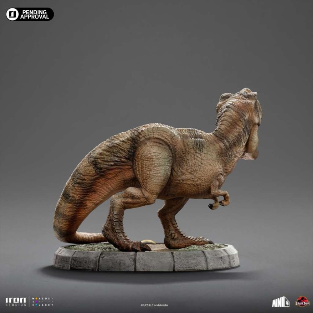 JURASSIC PARK T-REX REGULAR MINICO FIGURE STATUA IRON STUDIOS