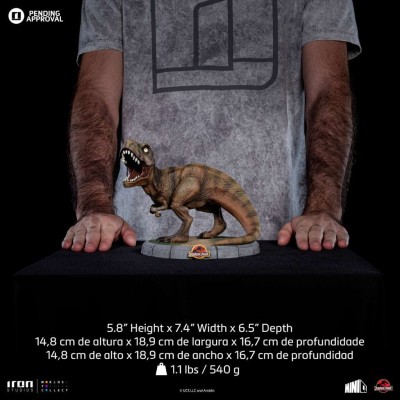 JURASSIC PARK T-REX REGULAR MINICO FIGURE STATUA IRON STUDIOS