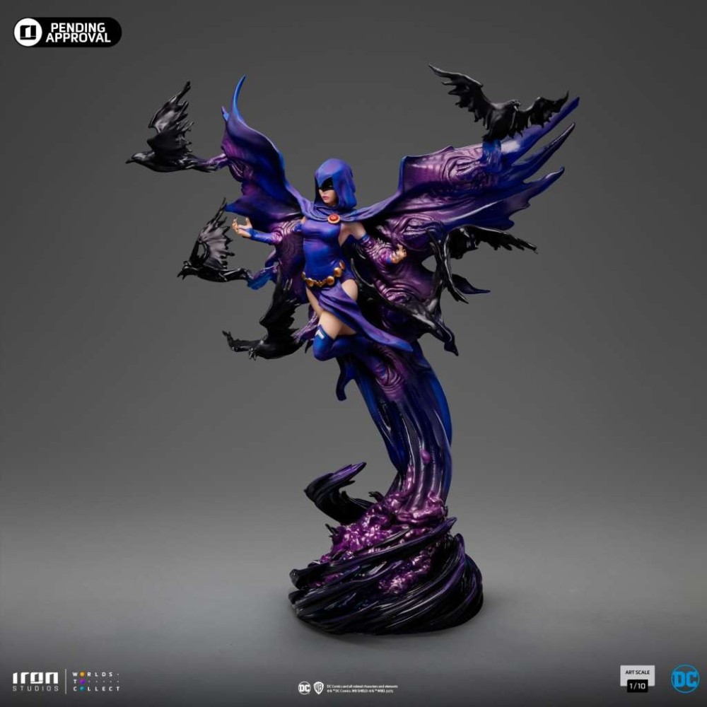 DC COMICS RAVEN ART SCALE 1/10 STATUA FIGURE IRON STUDIOS