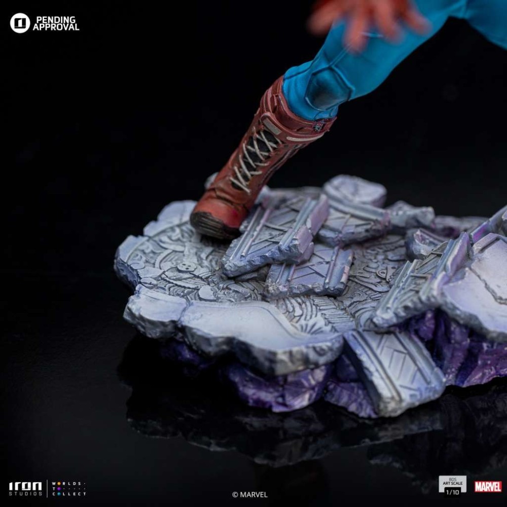 IRON STUDIOS INFINITY GAUNTLET MARVEL COMICS CAPTAIN AMERICA STATUE ART SCALE 1/10 FIGURE