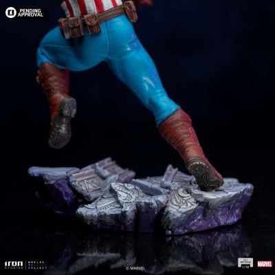 IRON STUDIOS INFINITY GAUNTLET MARVEL COMICS CAPTAIN AMERICA STATUE ART SCALE 1/10 FIGURE