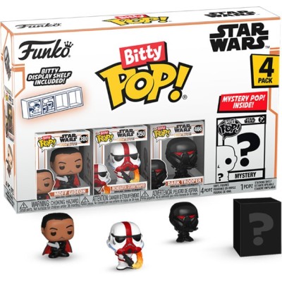 FUNKO BITTY POP! STAR WARS THE MANDALORIAN 4 PACK MOFF GIDEON VINYL MINI FIGURE FUNKO