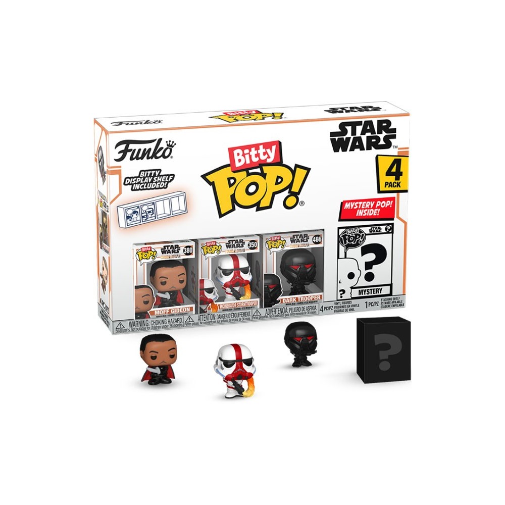 FUNKO BITTY POP! STAR WARS THE MANDALORIAN 4 PACK MOFF GIDEON VINYL MINI FIGURE FUNKO