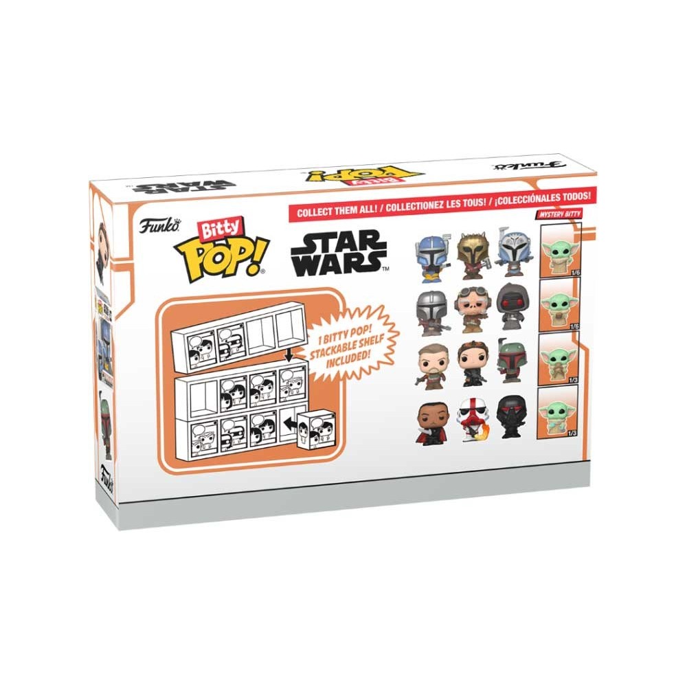 FUNKO BITTY POP! STAR WARS THE MANDALORIAN 4 PACK THE MARSHAL VINYL MINI FIGURE FUNKO