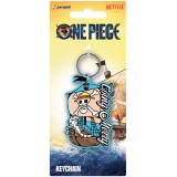 PYRAMID INTERNATIONAL ONE PIECE NETFLIX GOING MERRY RUBBER KEYCHAIN