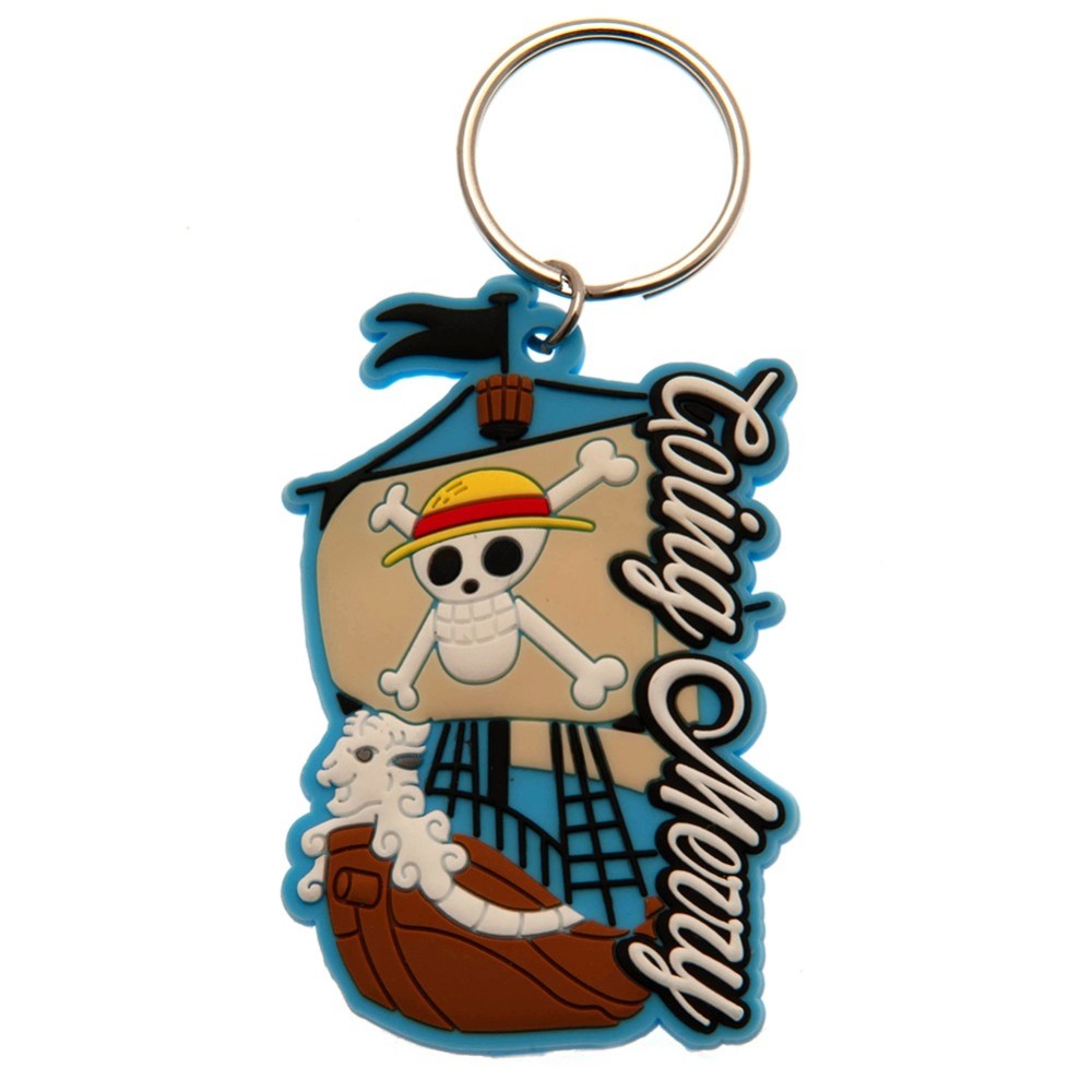 PYRAMID INTERNATIONAL ONE PIECE NETFLIX GOING MERRY RUBBER KEYCHAIN