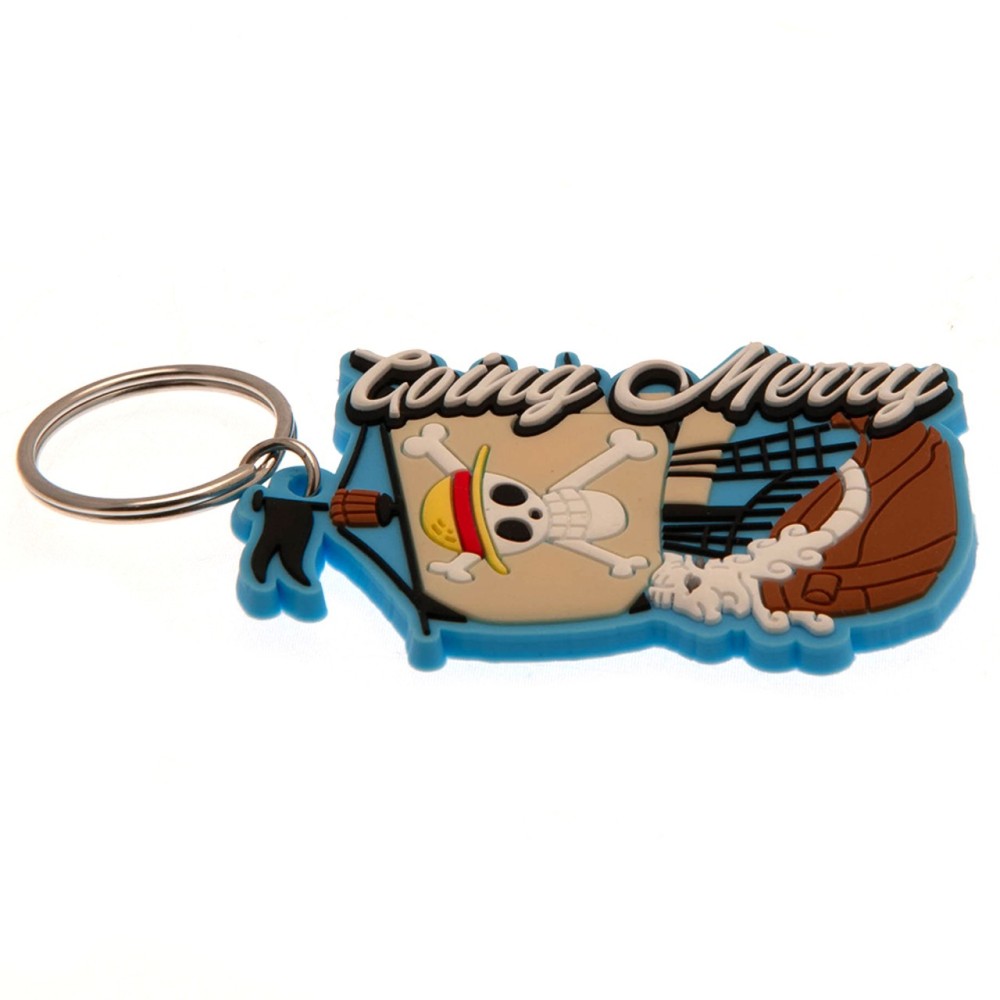ONE PIECE NETFLIX GOING MERRY RUBBER KEYCHAIN PORTACHIAVI IN GOMMA PYRAMID INTERNATIONAL