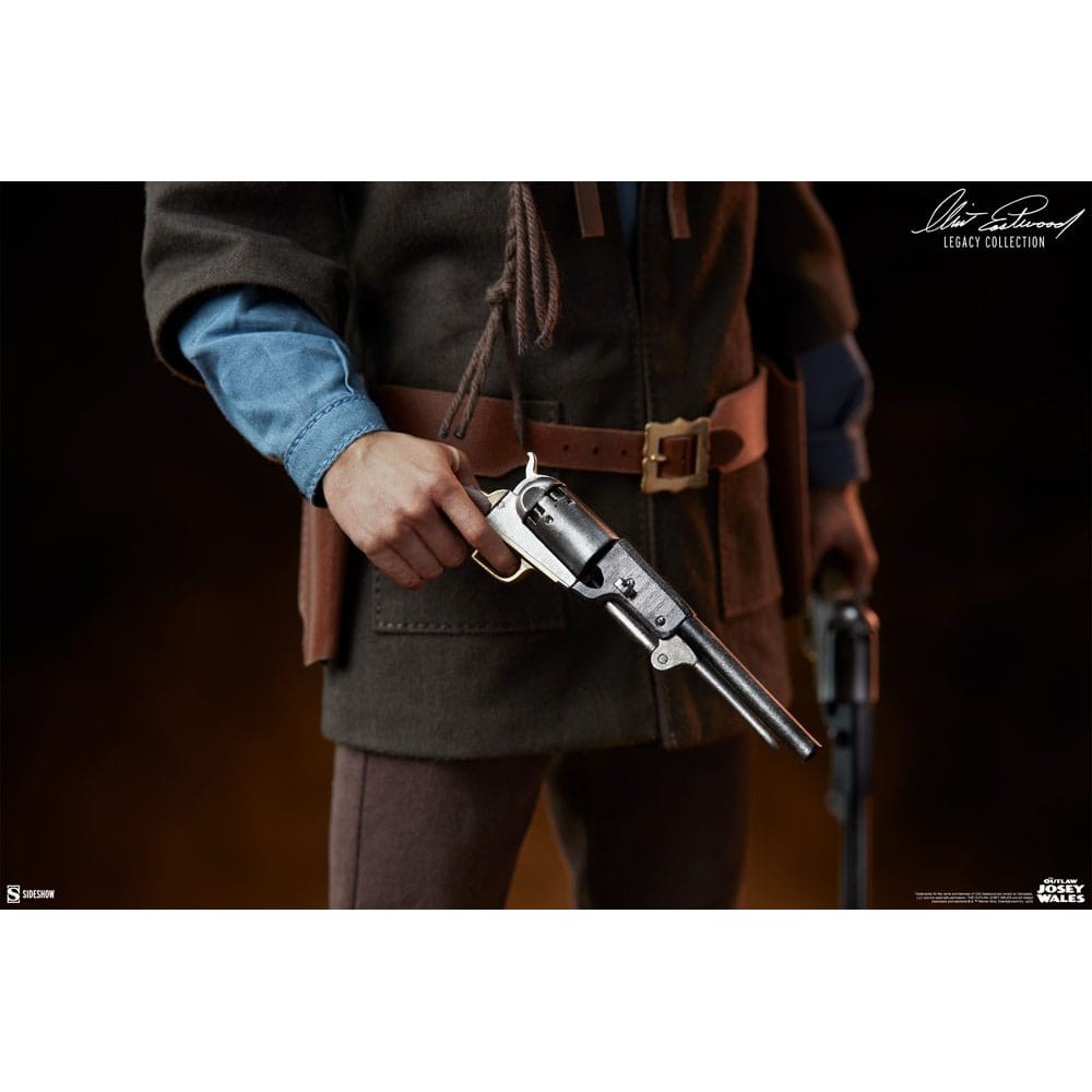 IL TEXANO DAGLI OCCHI DI GHIACCIO CLINT EASTWOOD LEGACY COLLECTION JOSEY WALES 30CM 1/6 ACTION FIGURE SIDESHOW