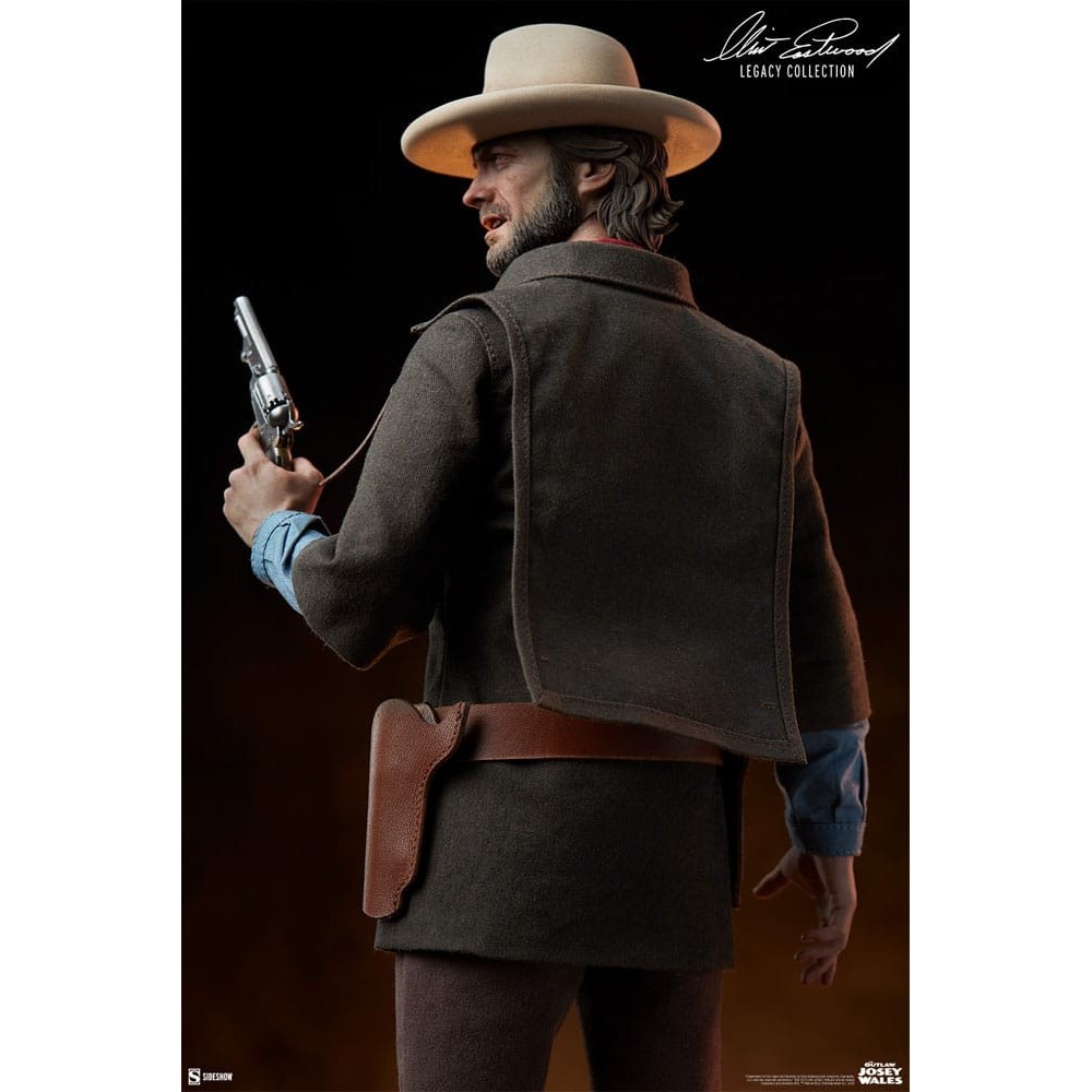 IL TEXANO DAGLI OCCHI DI GHIACCIO CLINT EASTWOOD LEGACY COLLECTION JOSEY WALES 30CM 1/6 ACTION FIGURE SIDESHOW