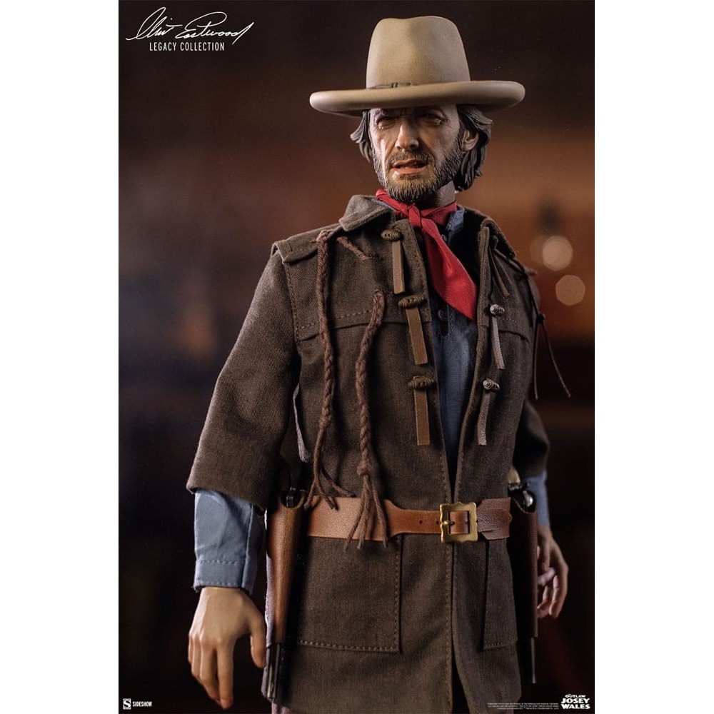 SIDESHOW THE OUTLAW JOSEY WALES CLINT EASTWOOD LEGACY COLLECTION 30CM 1/6 ACTION FIGURE