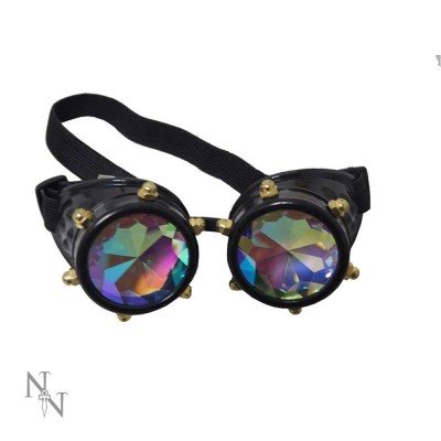 STEAMPUNK CRYSTAL VISION GOGGLES OCCHIALI REPLICA NEMESIS NOW