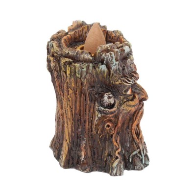 GREEN MAN TREE SPIRIT AGED OAK BACKFLOW BRUCIAINCENSO INCENSE HOLDER NEMESIS NOW