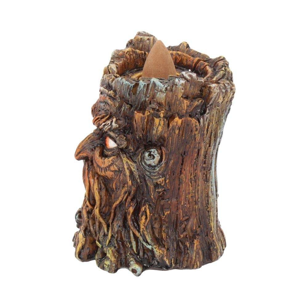 GREEN MAN TREE SPIRIT AGED OAK BACKFLOW BRUCIAINCENSO INCENSE HOLDER NEMESIS NOW