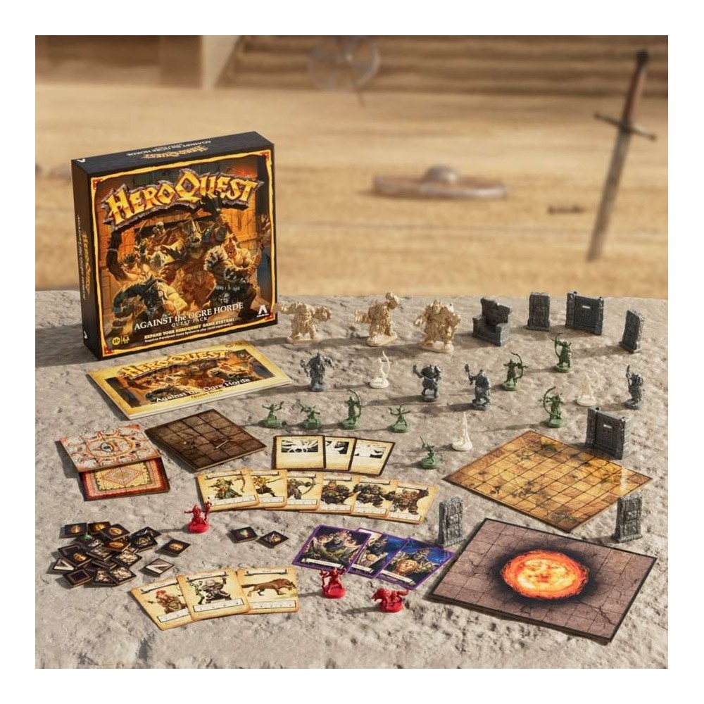 HEROQUEST ESPANSIONE L'ORDA DEGLI OGRE GIOCO DA TAVOLO IN ITALIANO HASBRO