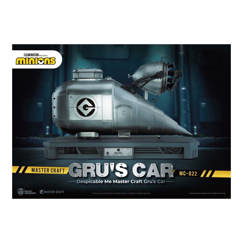 CATTIVISSIMO ME MINIONS GRU'S CAR MASTER CRAFT STATUA FIGURE BEAST KINGDOM