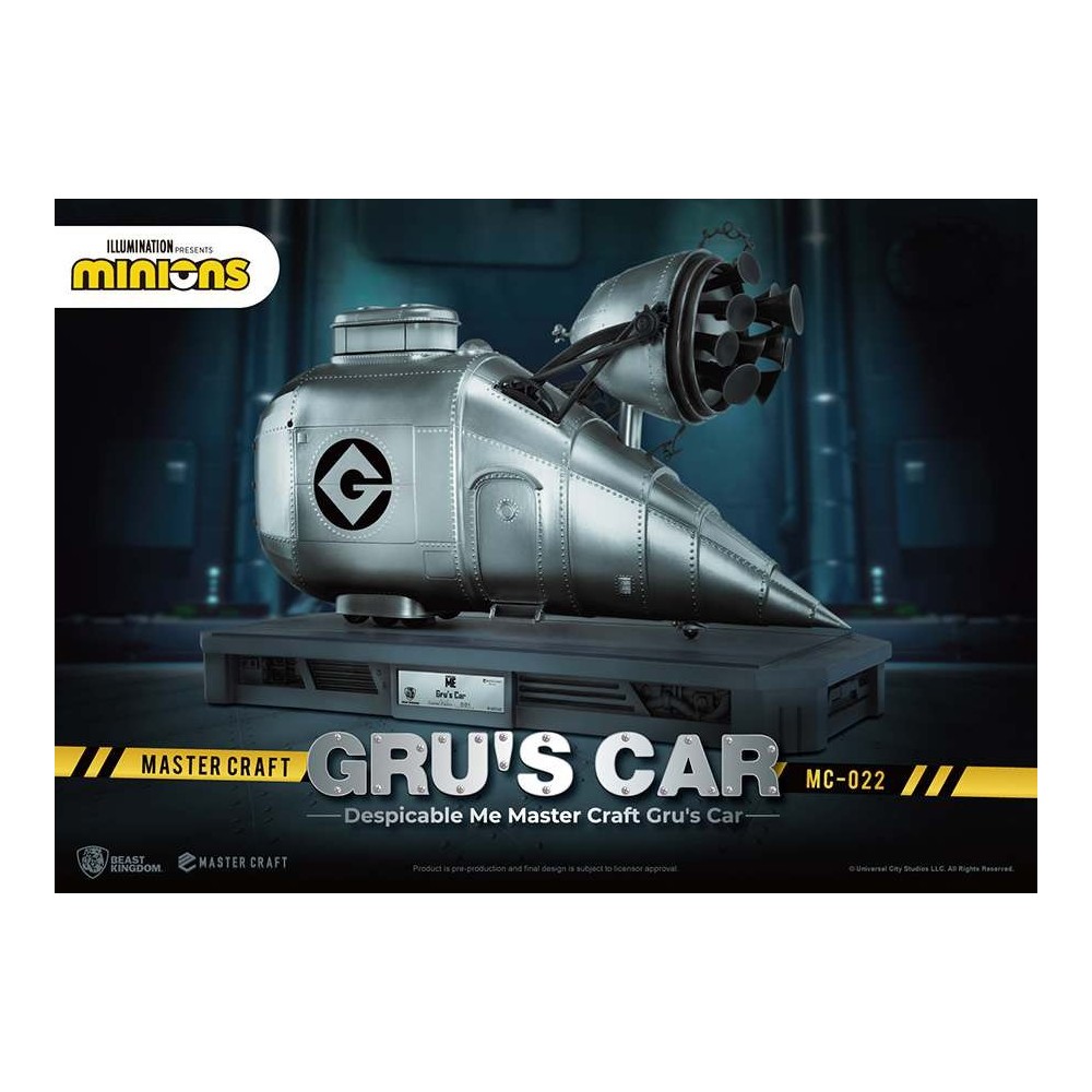 BEAST KINGDOM DESPICABLE ME MINIONS GRU'S CAR MASTER CRAFT STATUE FIGURE