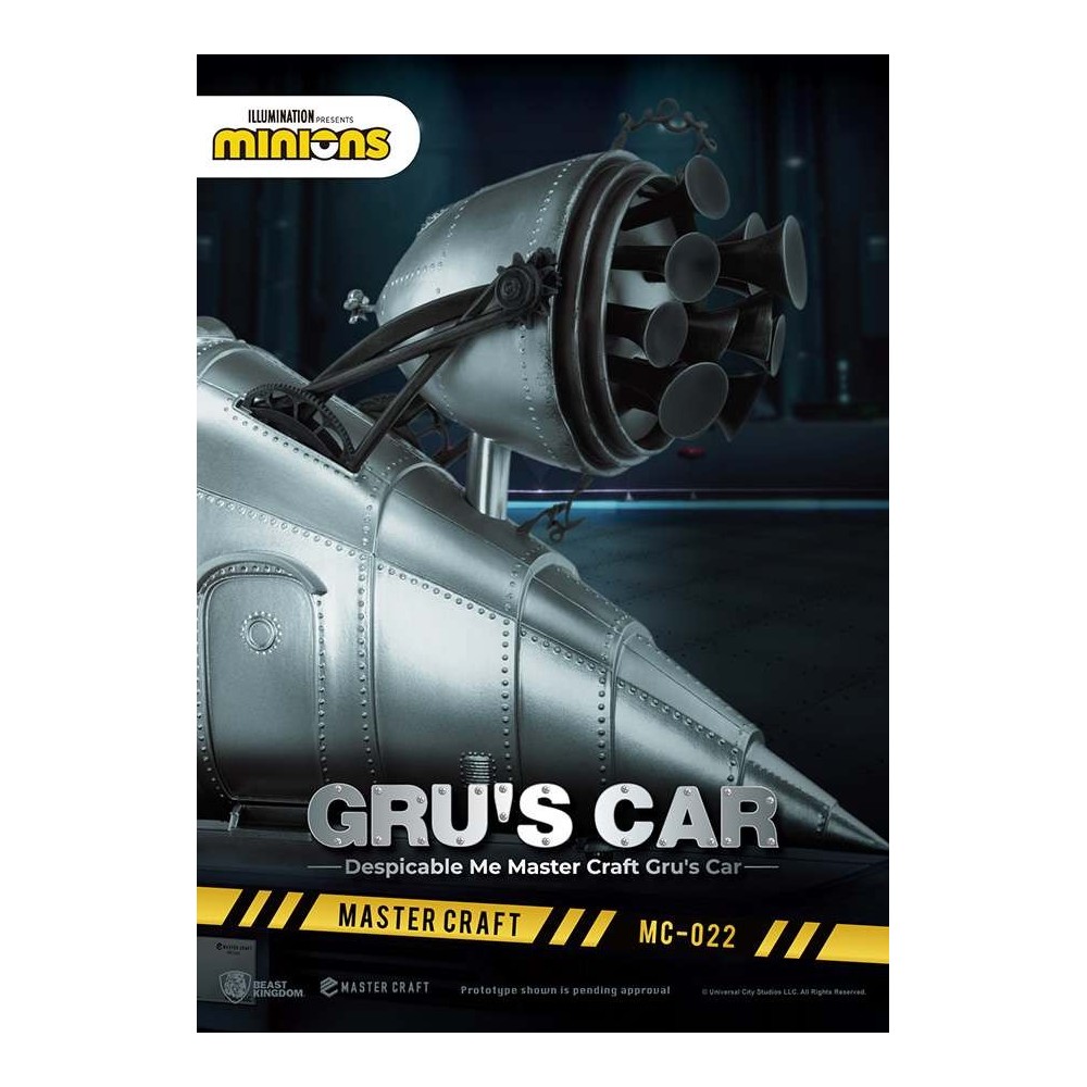 BEAST KINGDOM DESPICABLE ME MINIONS GRU'S CAR MASTER CRAFT STATUE FIGURE