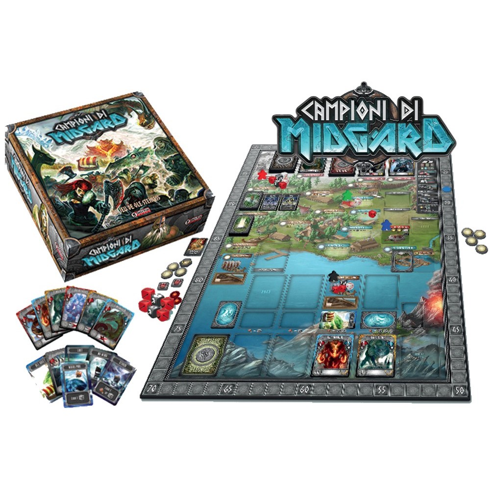 CAMPIONI DI MIDGARD GIOCO DA TAVOLO ITALIANO DO NOT PANIC GAMES