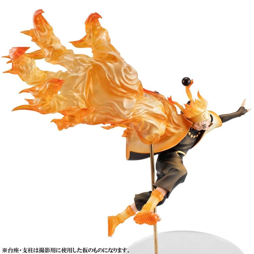 MEGAHOUSE NARUTO SHIPPUDEN NARUTO SIX PATHS SAGE MODE 15TH ANN. G.E.M. STATUE FIGURE