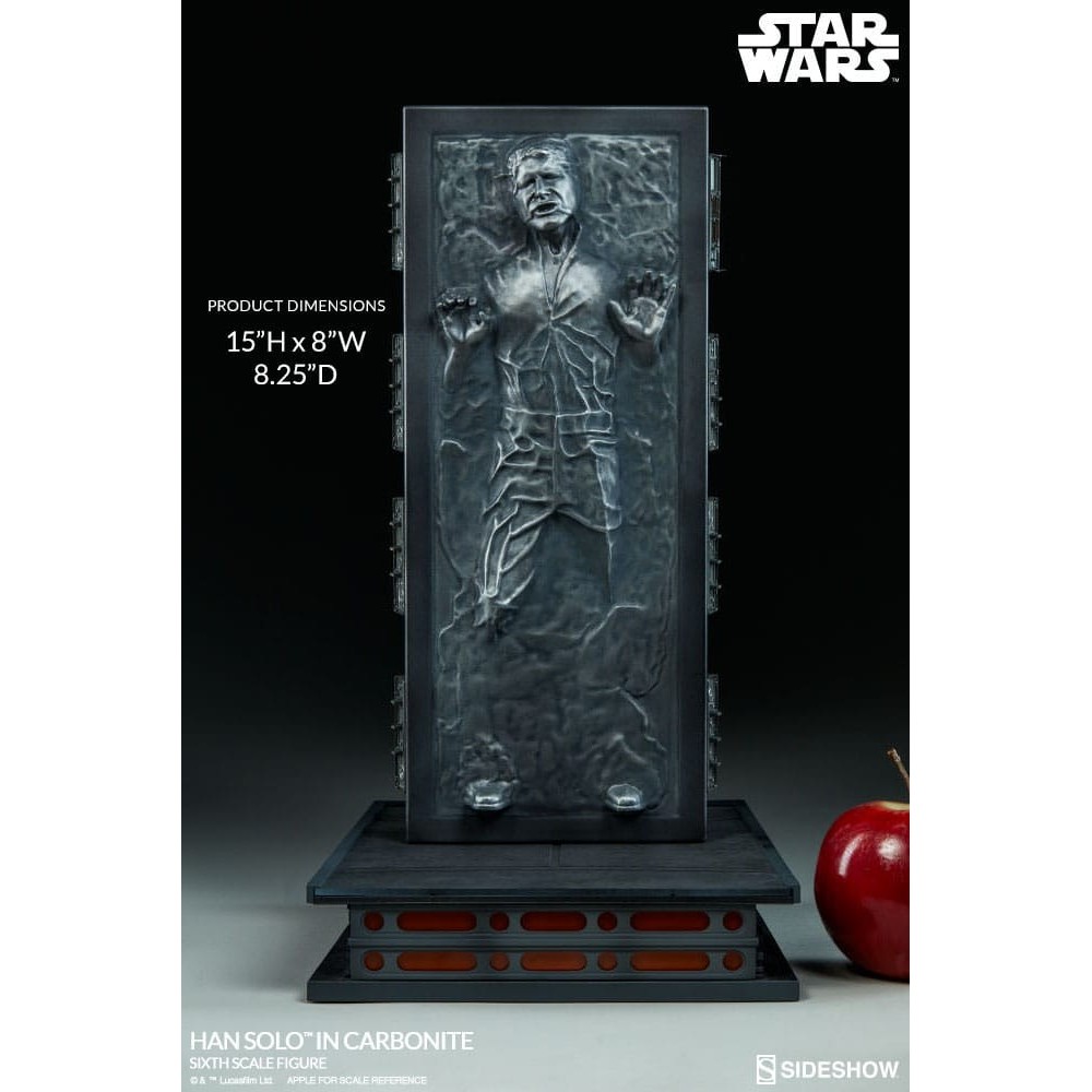 SIDESHOW STAR WARS HAN SOLO IN CARBONITE RESIN STATUE FIGURE