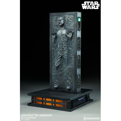 STAR WARS HAN SOLO IN CARBONITE RESINA STATUA FIGURE SIDESHOW