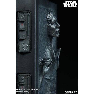 STAR WARS HAN SOLO IN CARBONITE RESINA STATUA FIGURE SIDESHOW
